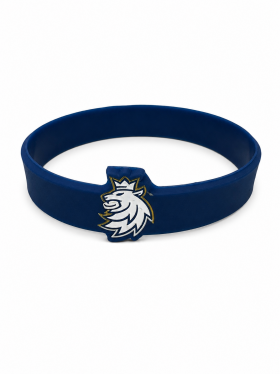 STŘÍDA SPORT Silikonový Náramek Český Hokej Czech Ice Hockey Team Logo Lev Gold