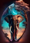 Diamantové malování - Africký klenot