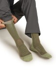 Pánské merino turistické ponožky ICEBREAKER Mens Hike+ Heavy Crew, Loden/Lichen velikost: 39-41,5 (S)