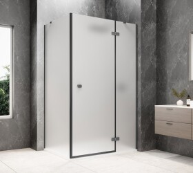 POLYSAN - GLOBE GUN METAL obdélníkový sprchový kout 1000x900, matné sklo, pravé GB1010-3315MRGM
