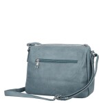 Trendy dámská koženková crossbody kabelka Lenka, modrá