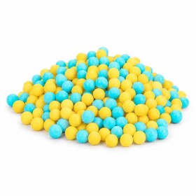 Cukrové perly SweetArt žluté a nebesky modré 5 mm (40 g)