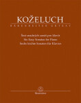 Šest snadných sonát pro klavír - Leopold Koželuh
