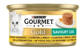 Gourmet Gold Savoury Cake KK S kuřetem & mrkví 85 g