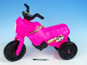 Odrážedlo Enduro Yupee růžové malé plast výška sedadla 26cm nosnost do 25kg 12m+ - Tesla