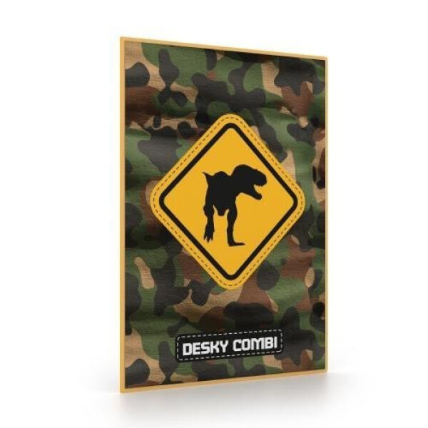 Desky na abecedu i číslice T-rex