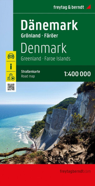 AK 6305 Dánsko, Grónsko, Faerské ostrovy 1:400 000 / automapa