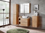 COMAD - Zrcadlová skříňka 80cm 3 dvířka DUB CAPRI 5907611647851