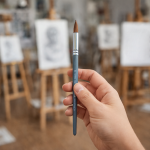 Sada syntetických štětců Spoko, 5 ks - pl. 8,12, kul. 6,8,10