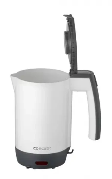 RK7030 černo-bílá / Cestovní rychlovarná konvice / 1080 W / 0,5 l / 2 hrnky (RK7030)