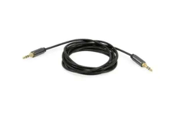 Equip Jack 3,5mm 2,5m černá / Audio kabel / Jack 3,5mm - Jack 3,5mm / Pozlacené konektory (147083)