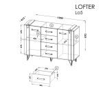 Komoda Lofter LO5