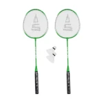 RULYT SULOV Badmintonový set zeleno-bílá / 2x raketa 24 cm / 2x míček / cestovní vak