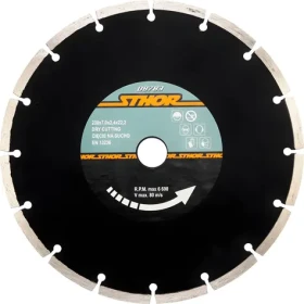 Sthor Kotouč diamantový řezný segmentový 230x22,2 mm / Suché řezání / Max. 6600 ot./min (TO-08783)