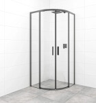 Sprchový kout čtvrtkruh 90x90 cm SAT TEX BB SATTEXSBB90CT SATTEXSBB90CT