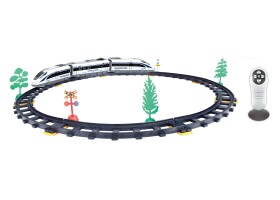 Vlak RC na dálkové ovládání s dráhou set 62x62 cm