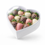 Cake star Dárkový box "srdce" pruhledné víko 23x20x8,5cm "S"