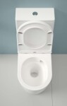 Kielle - Oudee WC kombi set s nádržkou a sedátkem softclose, Vortex, bílá 30202000