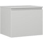 MEXEN/S - Orio koupelnová skříňka pod umyvadlo 60 cm s deskou, 1 šuplík, šedá mat 91A10-06047-1-BFC62