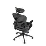 Kancelářská židle, houpací mechanismus, černá, KA-K2021 BK