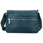 Trendy dámská nylonová crossbody kabelka Nomia, modrá