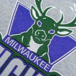 Mitchell & Ness Pánská mikina Milwaukee Bucks NBA Postgame Short Sleeve Hoodie Velikost: 2XL