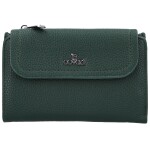 Stylová dámská koženková peněženka Coveri Deana, tmavě zelená