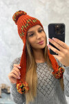 Dámská klapka na uši Nadia K321 červená UNI