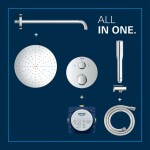 GROHE - Precision SmartControl Sprchový set s termostatem pod omítku, průměr 31 cm, chrom 34880000