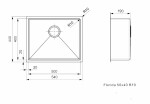 Nerezový dřez Reginox Florida 50x40, R26281 R26281