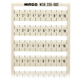 WAGO 209-502 popisné karty Otisk (Kabelový značkovač): 1 - 10 5 ks