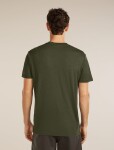 Pánské merino triko krátký rukáv ICEBREAKER Mens Merino 150 Tech Lite SS Tee Bear Catch, Dark Loden velikost: L