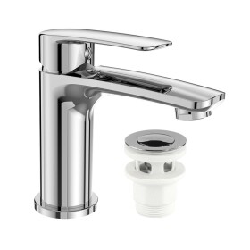 Mereo Umyvadlová stojánková baterie, Pego, clic-clac CH03P, chrom CB10104PC