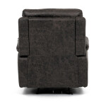 TV a relaxační křeslo s elektrickým ovládáním, potah coffee látka v dekoru vintage, 1 motor 240V