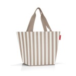Nákupní taška přes rameno Reisenthel Shopper M Summerstripes coffee