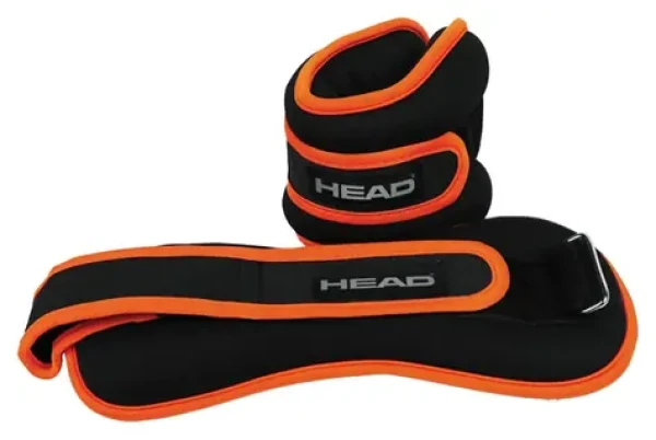 HEAD Závaží na kotníky a zápěstí 0,5 kg černo-oranžové / 2 ks / neoprenové / suchý zip