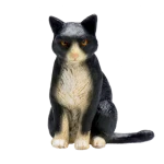 Mojo Kočka černobílá sedící