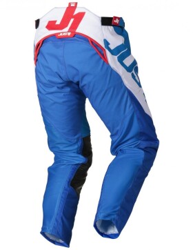 Moto kalhoty Just1 J-Force Vertigo modro/bílo/červené - 38