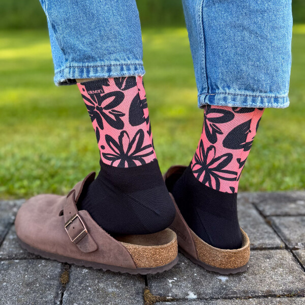 Ponožky Eleven Cuba Fiesta Salmon Velikost: XL (45-47)