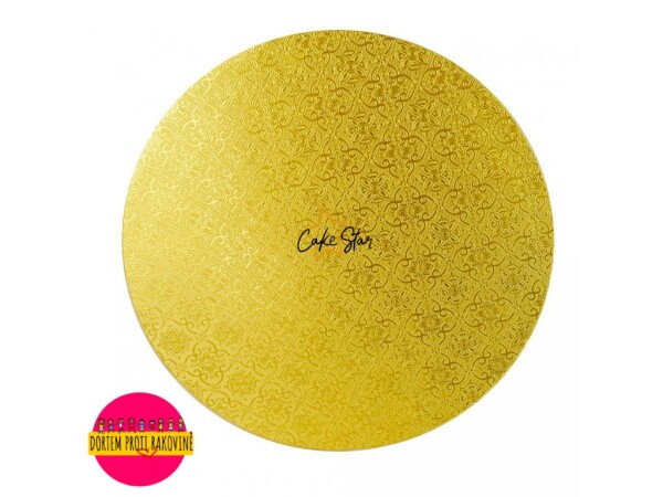 Cake Star Tác pevný zlatý jinju 25cm 10"