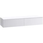 CERANO - Koupelnová skříňka pro umyvadla na desku Noira - bílá matná - 150x28x48 CER-8050BD7615