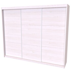 Nábytek Mikulík Skříň MAXIM 3 - bílý lesk, antracit, aj. ROZMĚR: (š/v/hl.) 260x214x61 cm