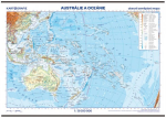 Austrálie a Oceánie - školní nástěnná zeměpisná mapa 1:13 mil./136x96 cm, 2. vydání