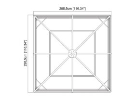 Zahradní altán – Ventura 1010 (šedá)