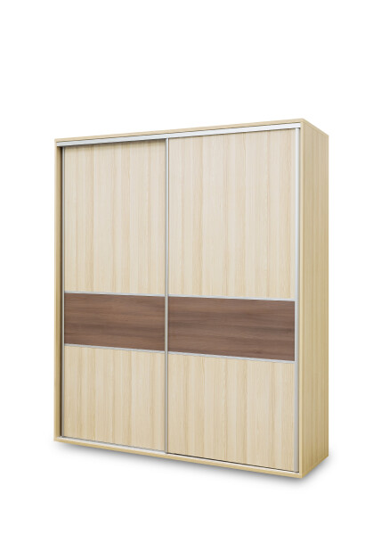 Nábytek Mikulík Skříň FLEXI 2 - 2x dveře dělené LTD ROZMĚR: (š/v/h) 220 x 220 x 65 cm
