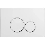CERANO Ovladací tlačítko WC modulů Lite/Duo - ABS - bílá