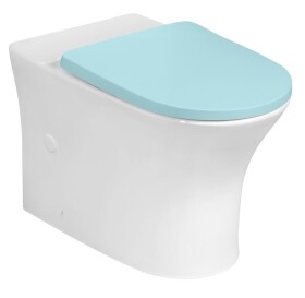 Bruckner - LEON RIMLESS WC mísa pro kombi, spodní/zadní odpad, bílá 201.421.4