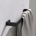STEINBERG - 460 Držák ručníků, délka 60 cm, matná černá 460 2600 S