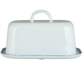Ib Laursen Smaltovaná máslenka Light Blue, modrá barva, kov