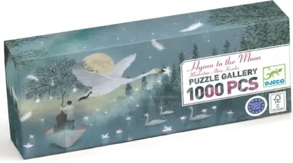 DJECO Panoramatické puzzle Óda na Měsíc